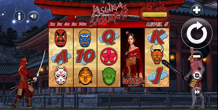 Asuka x Samurai slot gameplay